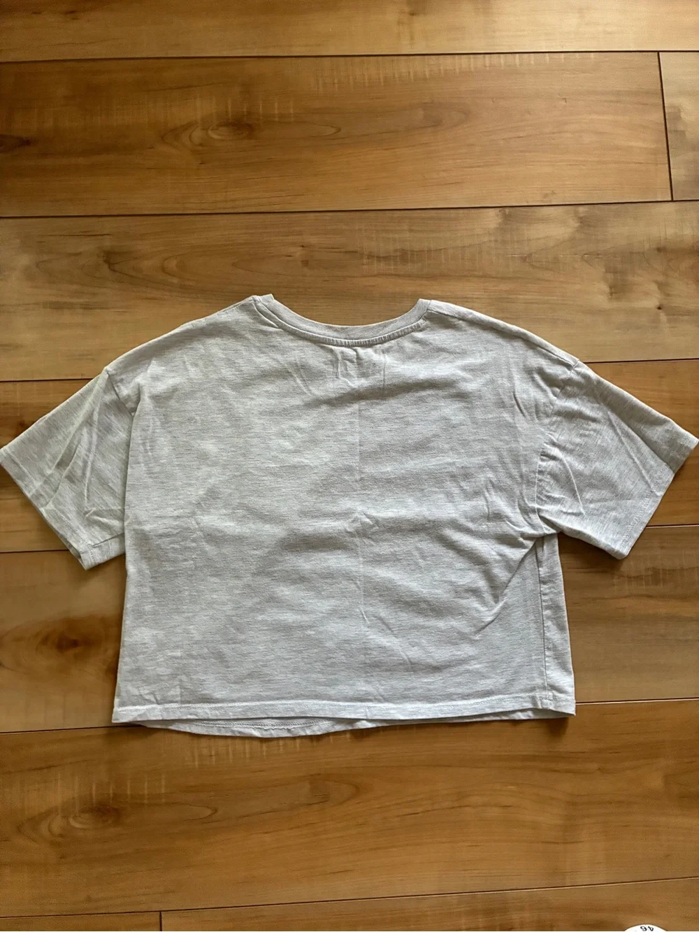 Sonic Characters Short Sleeve Tee - Light Gray with Blue & Pink Art